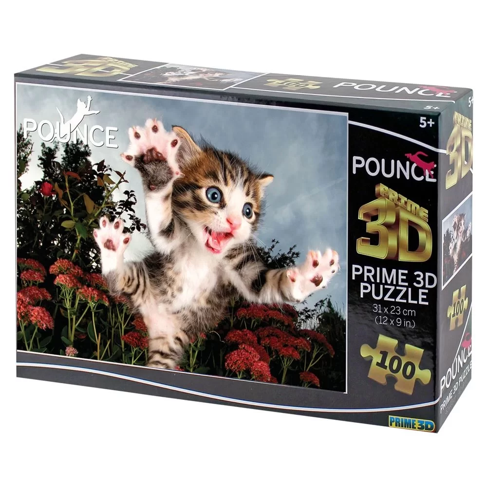 Prime 3D Puzzle 100 Par&ccedil;a // Kedi Pen&ccedil;esi