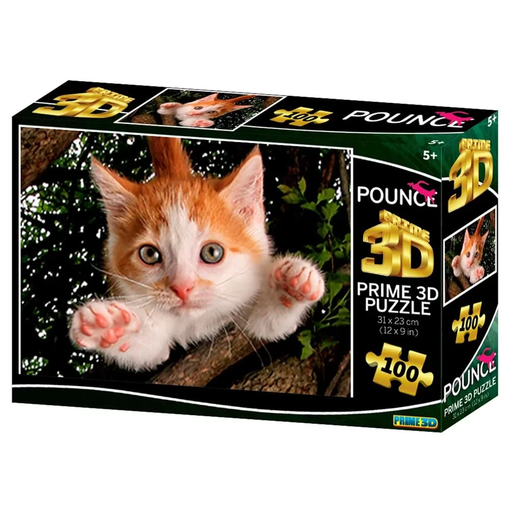 Prime 3D Puzzle 100 Par&ccedil;a // Kedi Pen&ccedil;esii