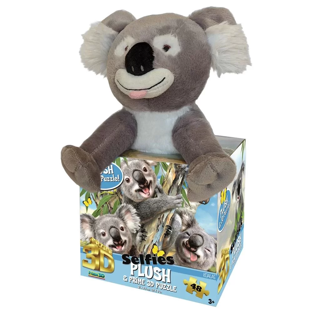 Prime 3D Selfie Puzzle // Koala (48 Par&ccedil;a)