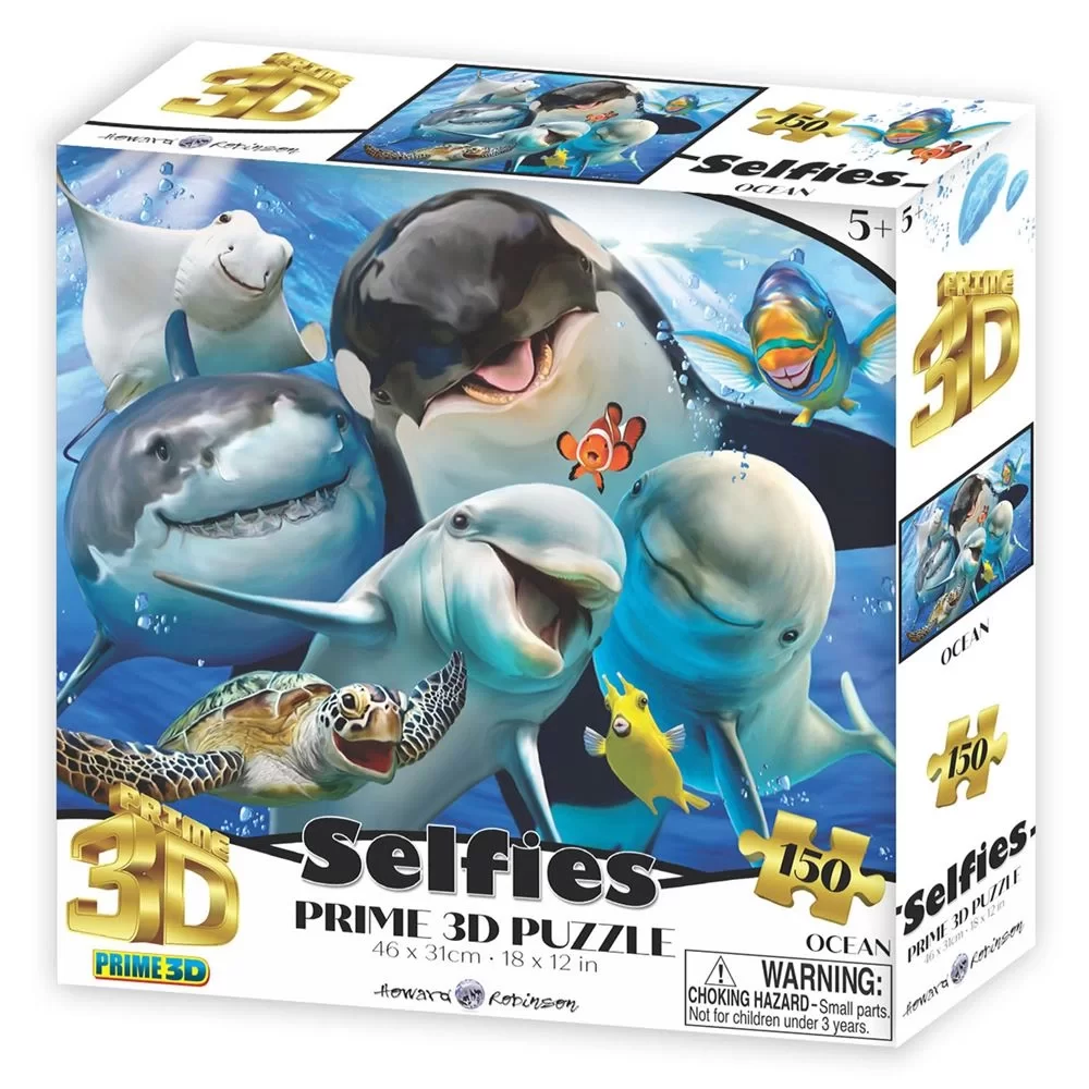 Prime 3D Selfie Puzzle 150 Par&ccedil;a // Okyanusta