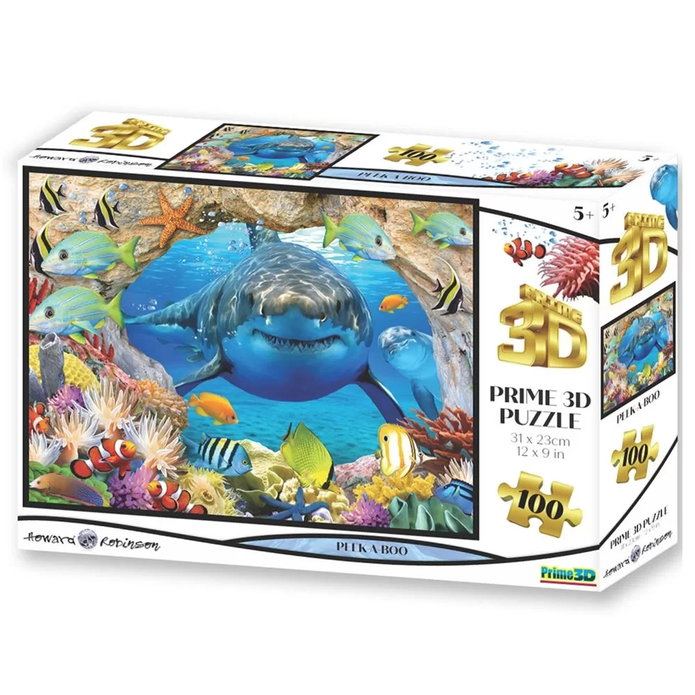 Prime 3D Puzzle 100 Par&ccedil;a // Peak A Boo