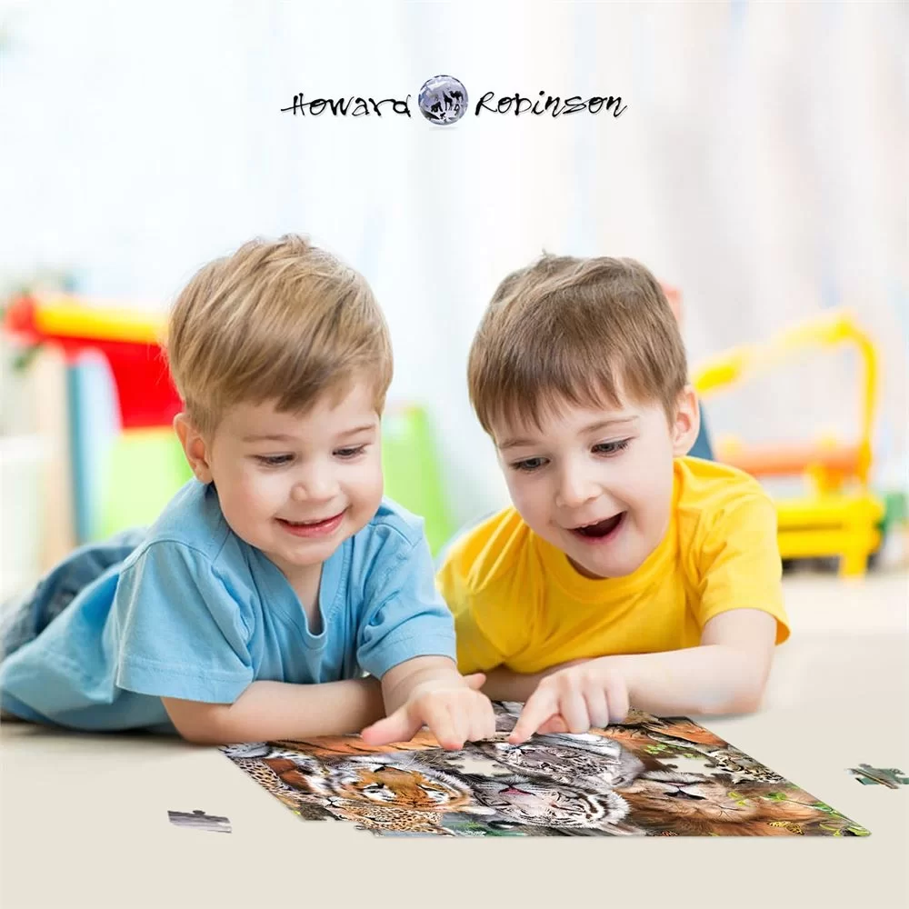 Prime 3D Puzzle 150 Par&ccedil;a // Vahşi Kediler