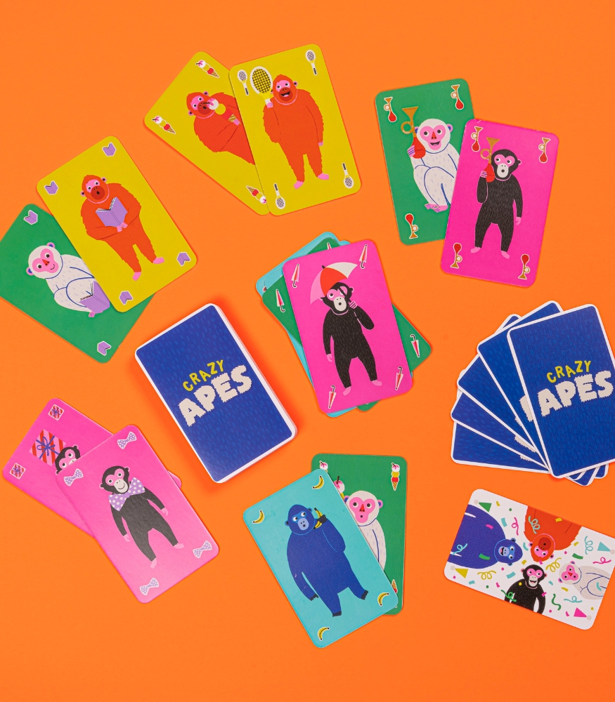 Professor Puzzle Eşleştirme Kart Oyunu // Crazy Apes