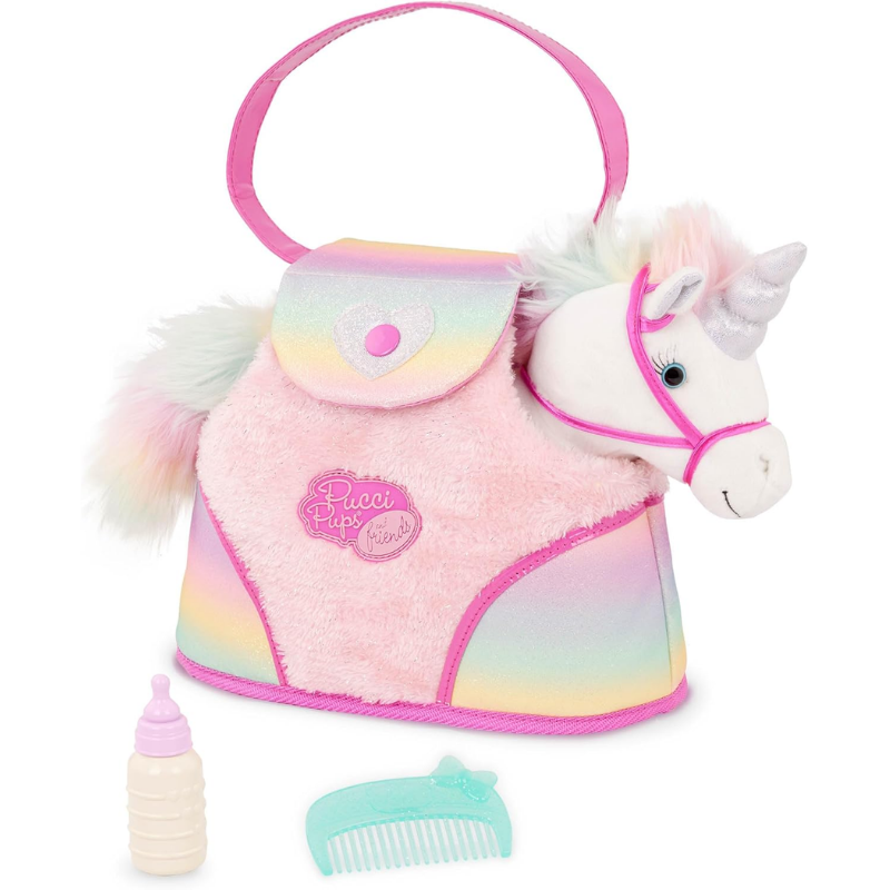 Pucci Pups &Ccedil;antalı Peluş Unicorn