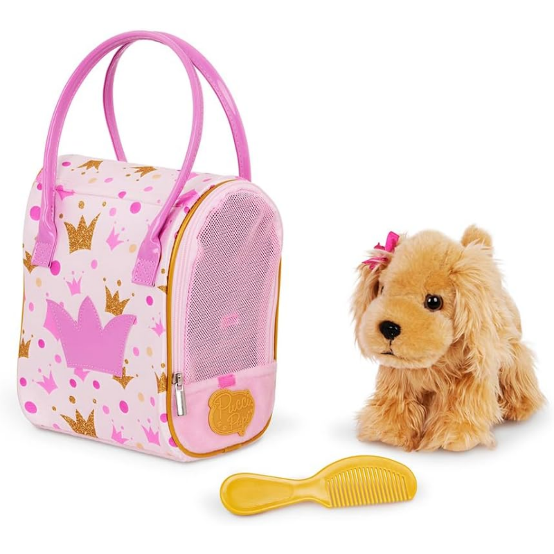 Pucci Pups &Ccedil;antalı Peluş K&ouml;pek &Ccedil;antası // Cocker Spaniel - Kahverengi