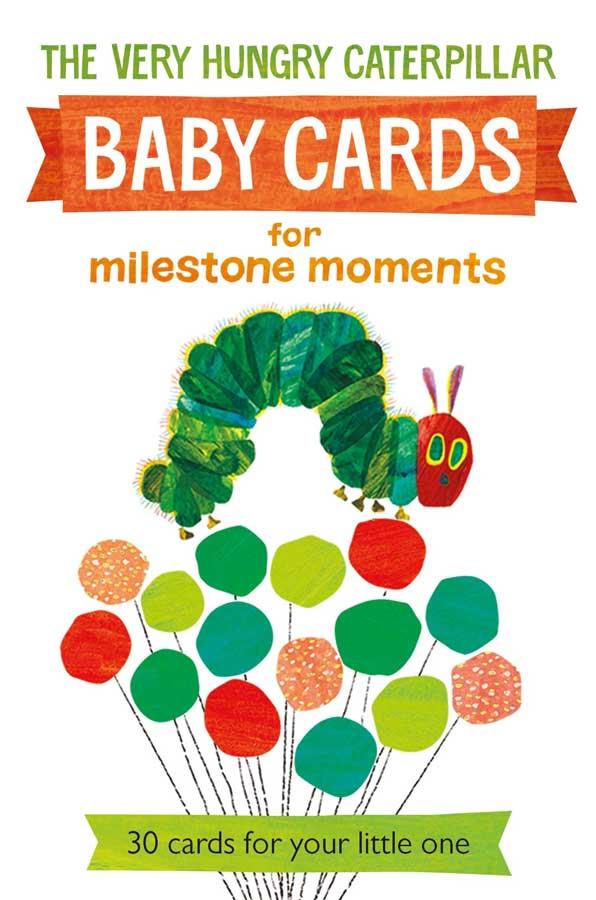 Puffin Very Hungry Caterpillar Baby Cards for Milestone Moments