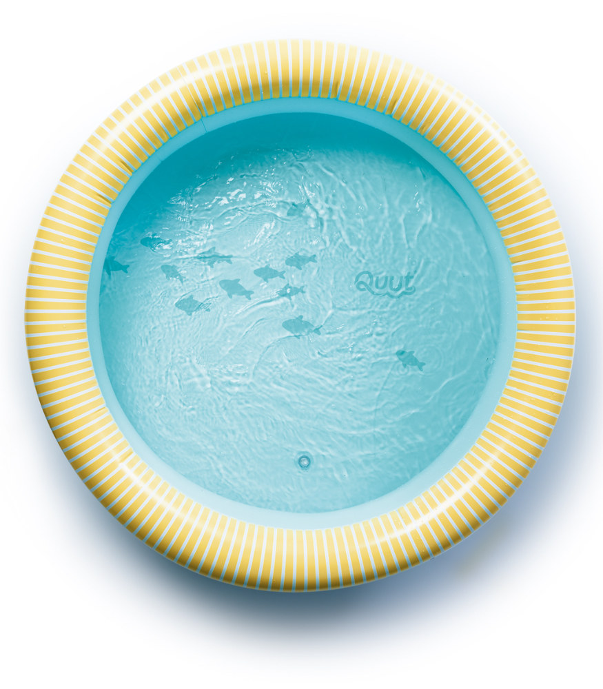 Quut Dippy Şişme Çocuk Yüzme Havuzu (Small) // Banana Blue