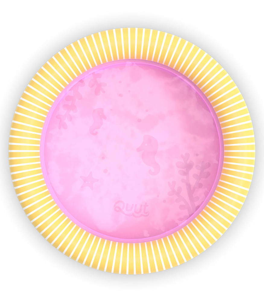 Quut Dippy Şişme Çocuk Yüzme Havuzu (Small) // Banana Pink