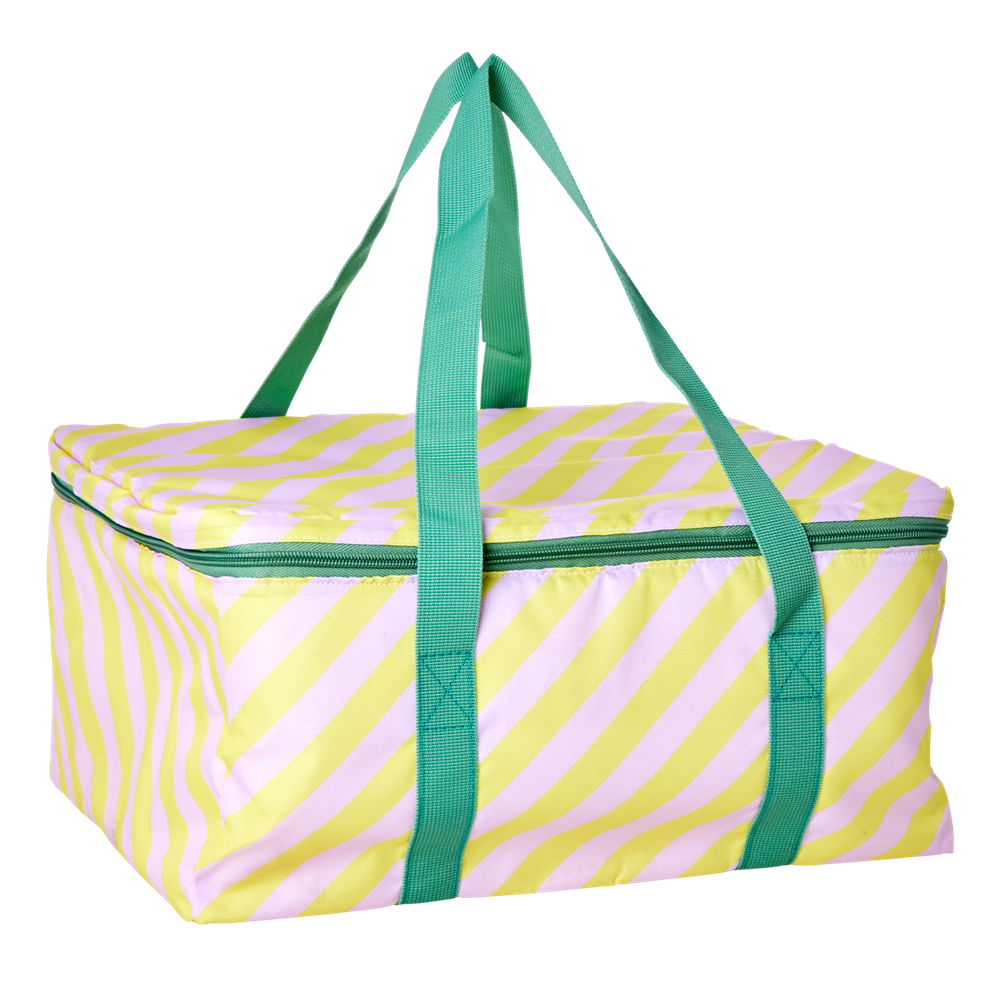 Rice Soğutucu Termal Çanta // Soft Yellow Stripe