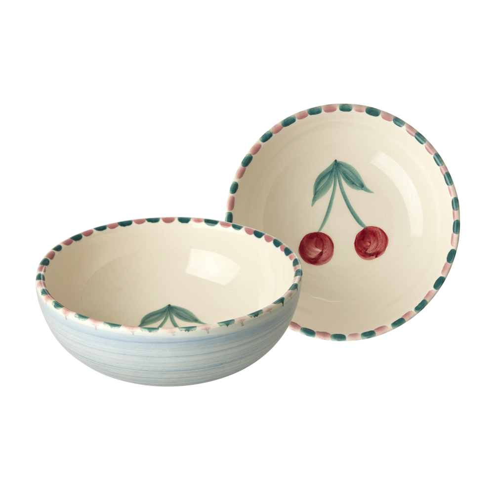 Rice El Yapımı Seramik Kase // Cherry