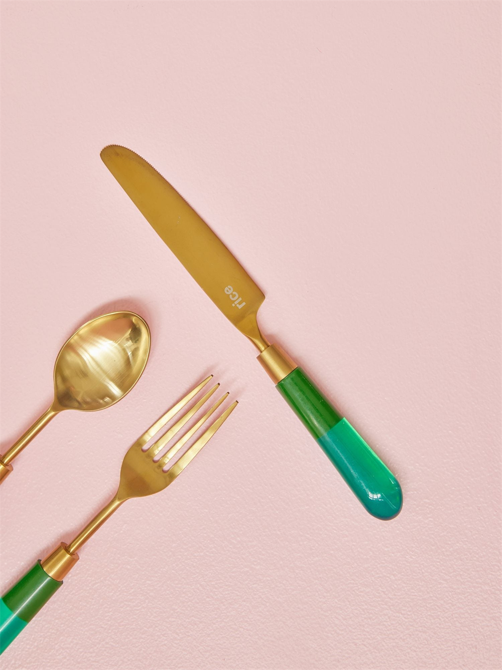 Rice Paslanmaz Çelik Bıçak // Green (1 Adet)