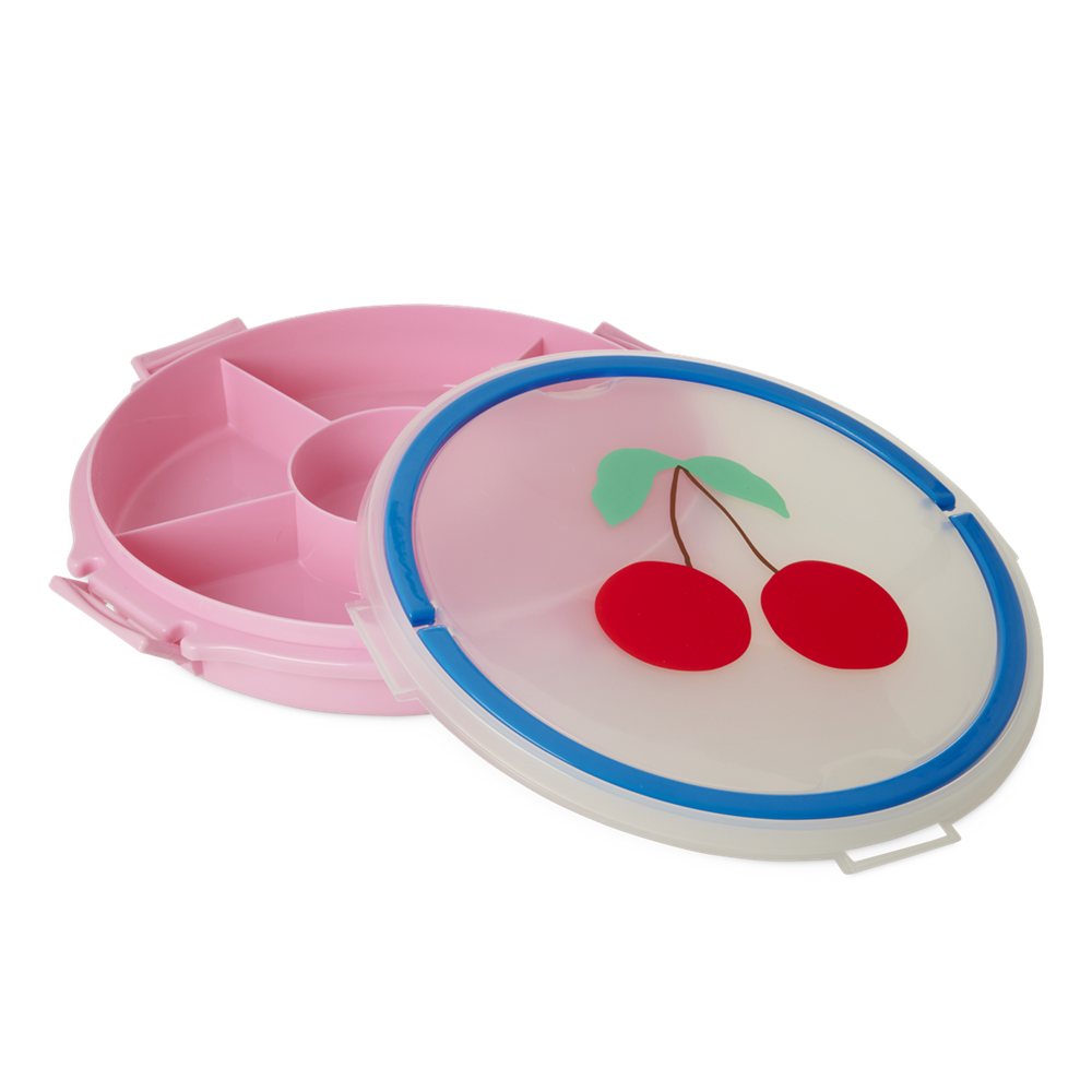 Rice Bölmeli Gıda Saklama Kabı // Cherry