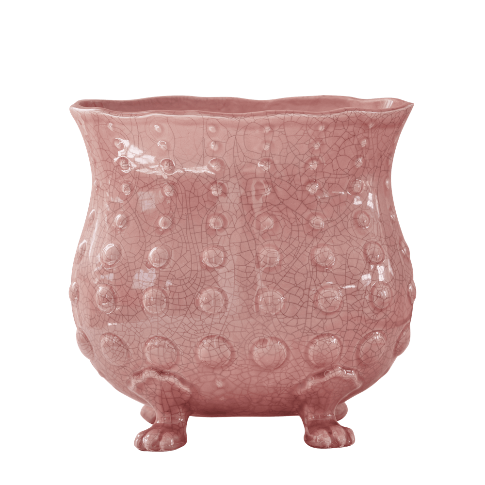 Rice Seramik Saksı (XL) // Soft Pink