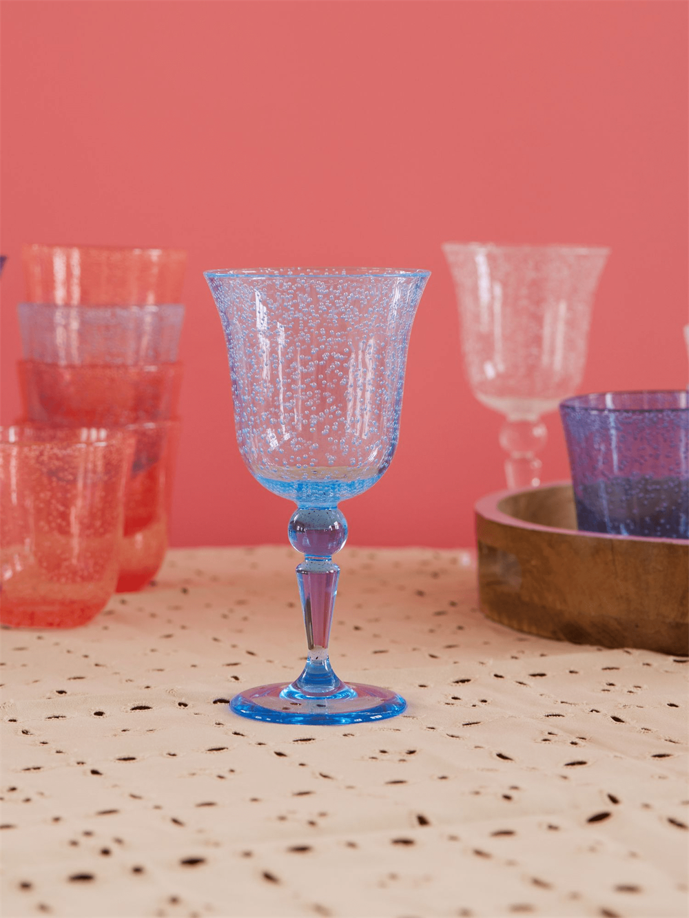 Rice Acrylic Kadeh Bardak // Bubble Design - Mint