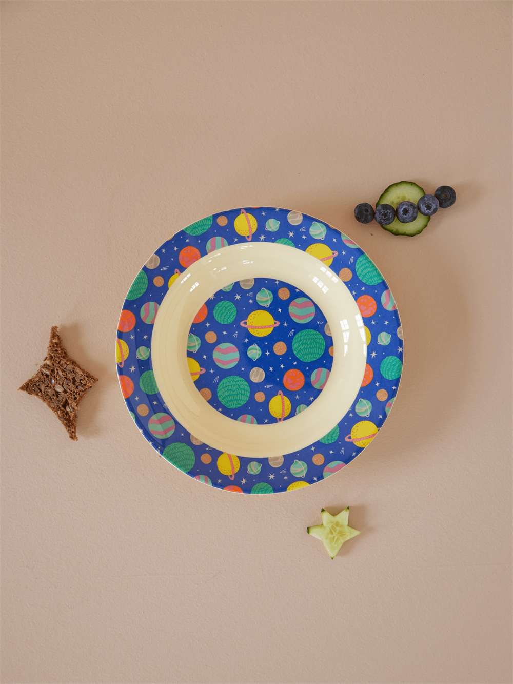 Rice Kids Melamin Çocuk Yemek Tabak // Galaxy