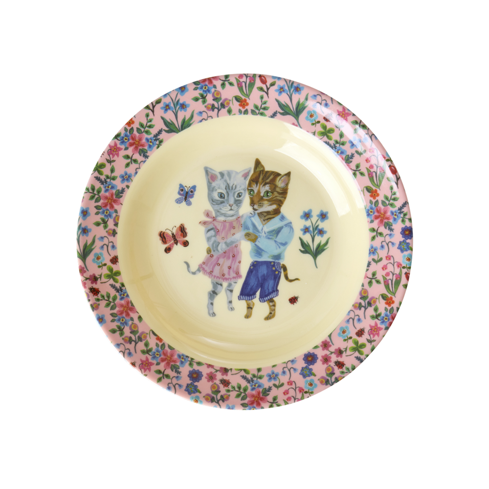 Rice Kids Çocuk Çukur Yemek Tabağı // Nathalie Lété - Pink