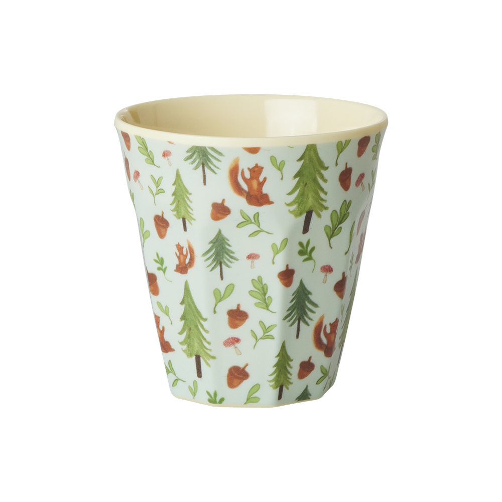Rice Kids Melamin Çocuk Bardak (S) // Happy Forest - Green