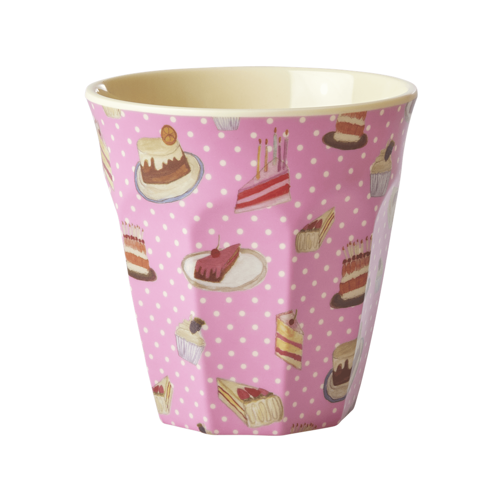 Rice Melamin Bardak (M) // Medium // Sweet Cake