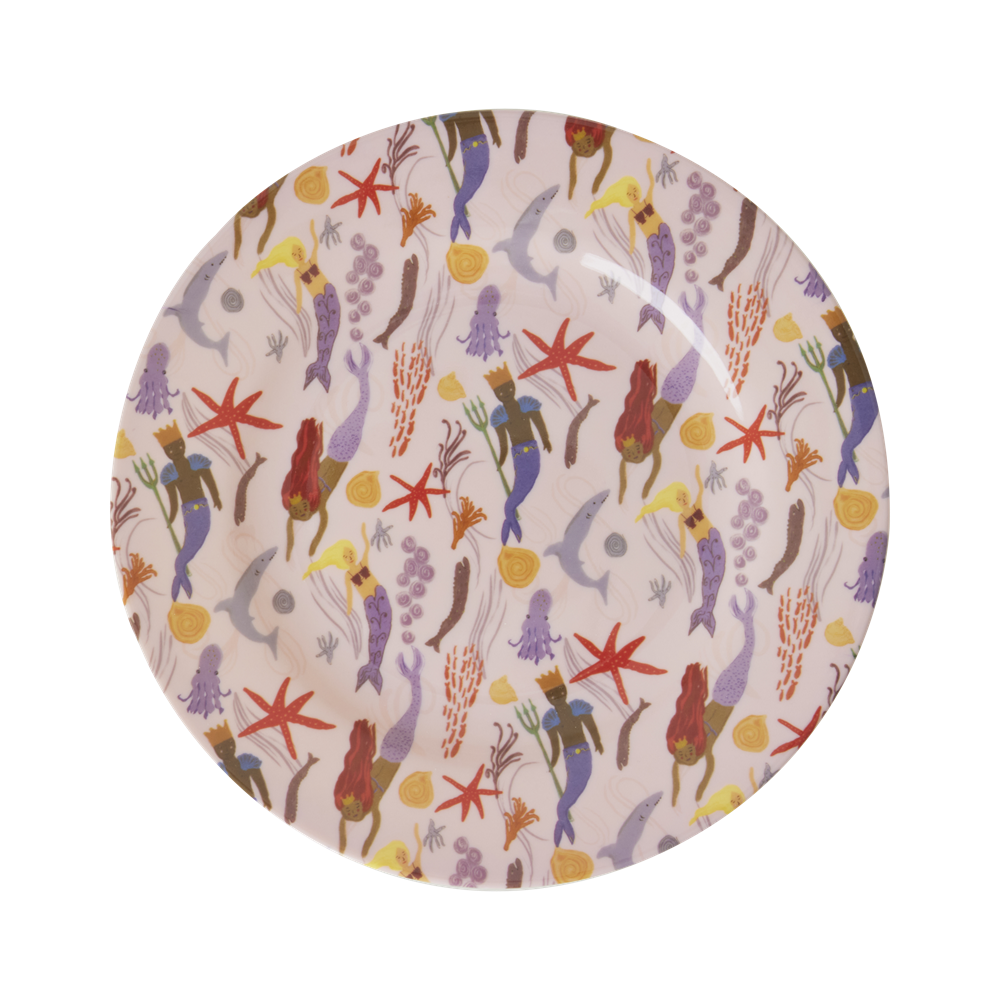 Rice Melamin Tatlı Tabağı // Mermaid