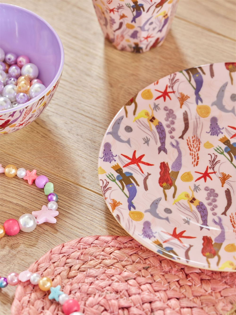 Rice Melamin Tatlı Tabağı // Mermaid