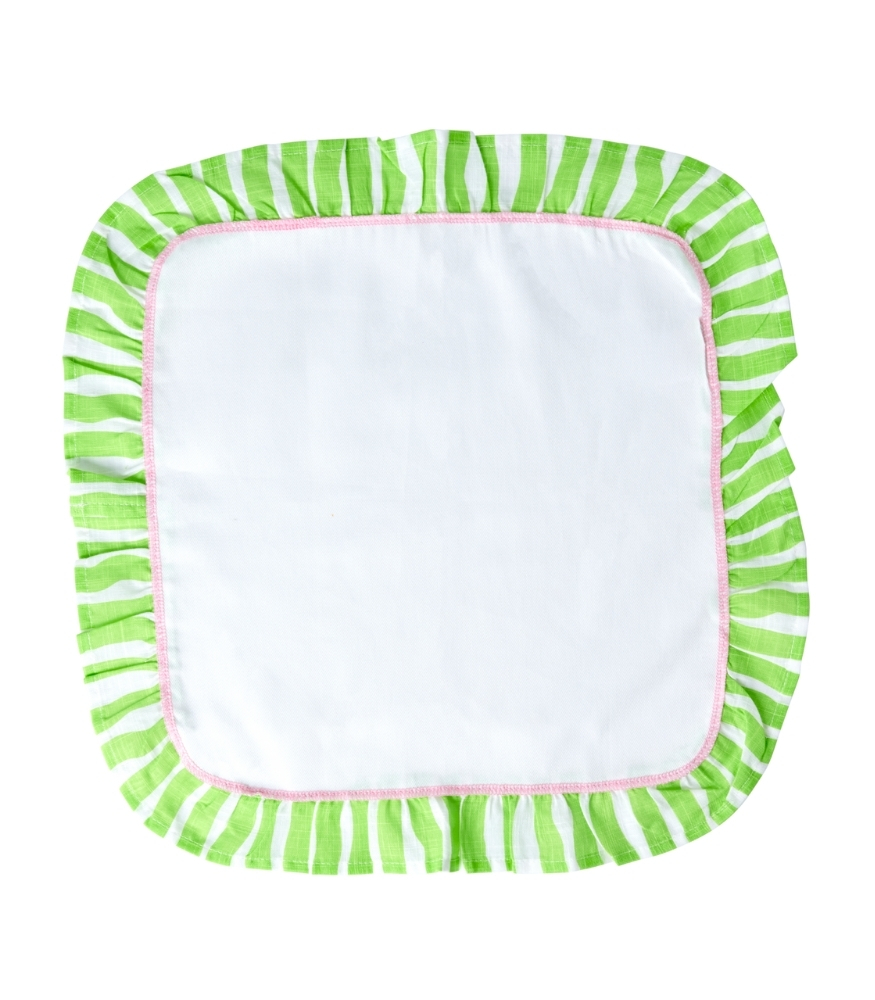 Rice Kumaş Peçete Set Çizgili Kenar // Green