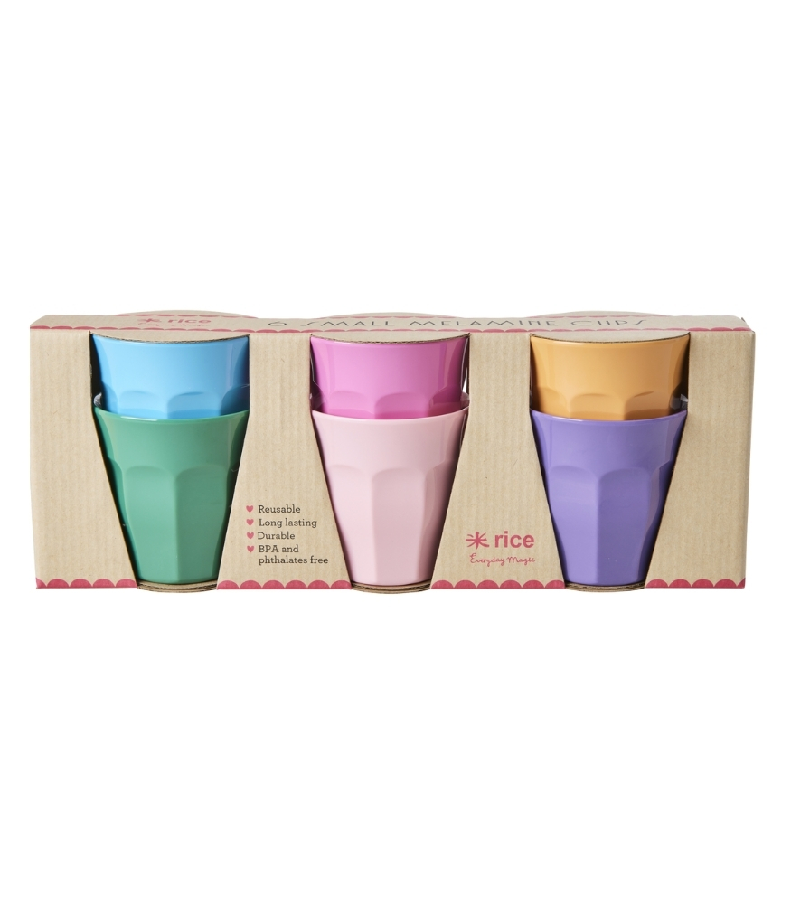 Rice Melamine Bardak Seti (S) // 6 Colors