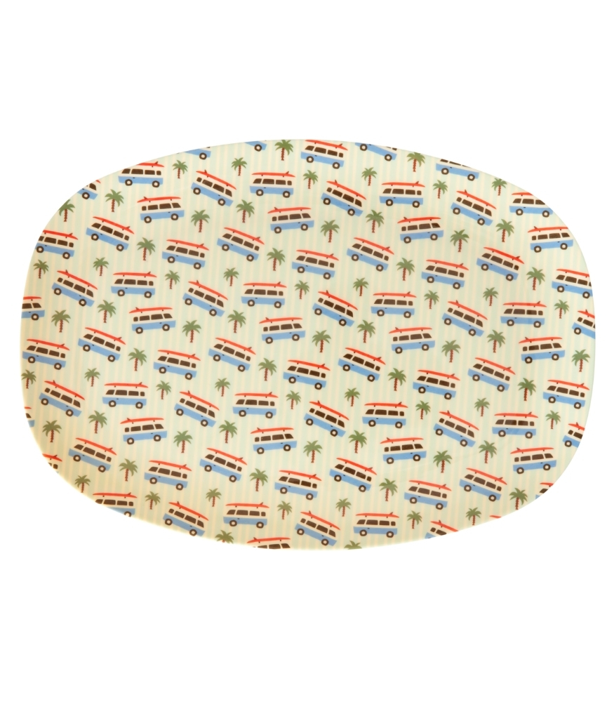 Rice Melamin Dikdörtgen Tepsi Tabak // Cars