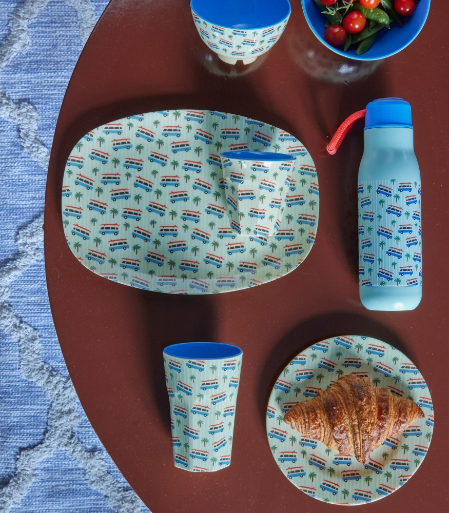 Rice Melamin Dikdörtgen Tepsi Tabak // Cars