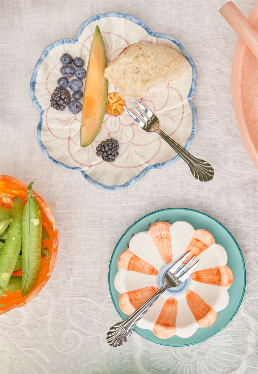 Rice Paslanmaz Çelik Çatal Set // Silver (4 Adet)