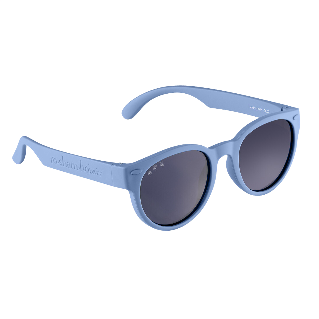 ro-sham-bo Round Yetişkin G&uuml;neş G&ouml;zl&uuml;ğ&uuml; // Sky Blue - Gri Standart Lens