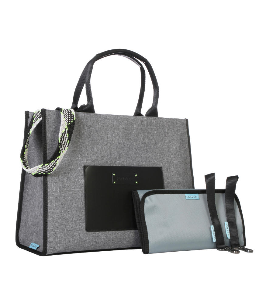 SAM&CO Classic Avocado Anne &Ccedil;antası - Medium // Gri