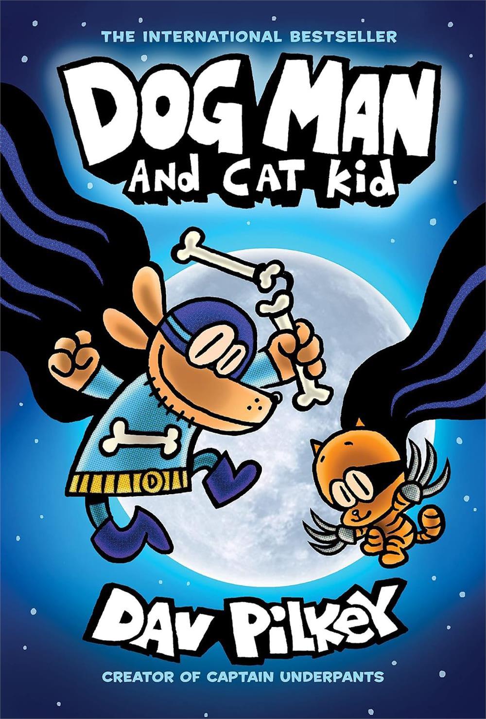 Scholastic Dog Man 4: Dog Man and Cat Kid