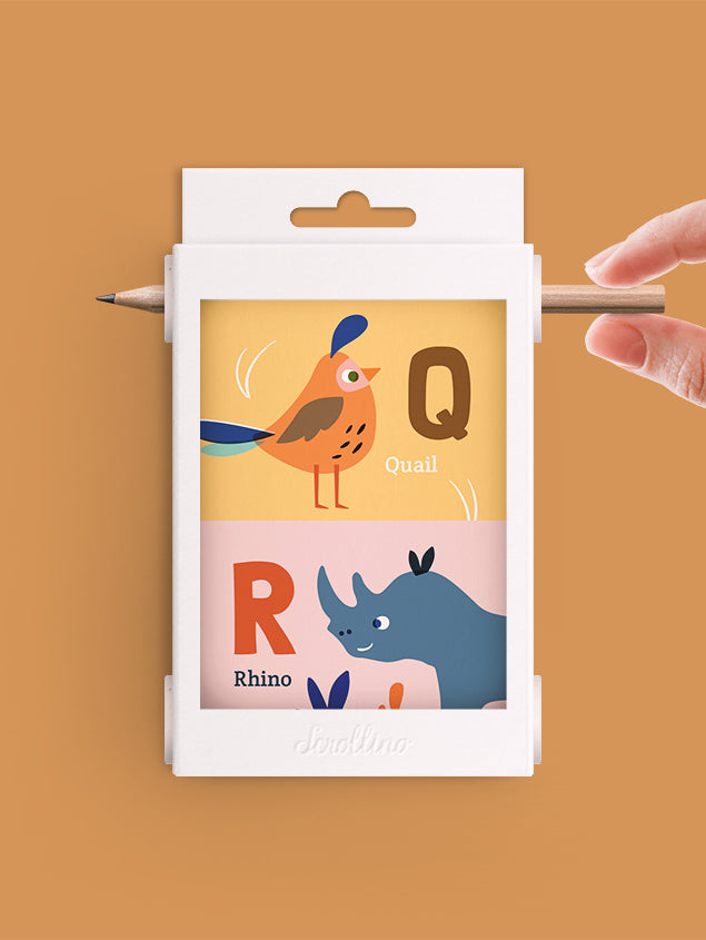 Scrollino Çevirmeli Aktivite Kitapçık // ABC Zoo