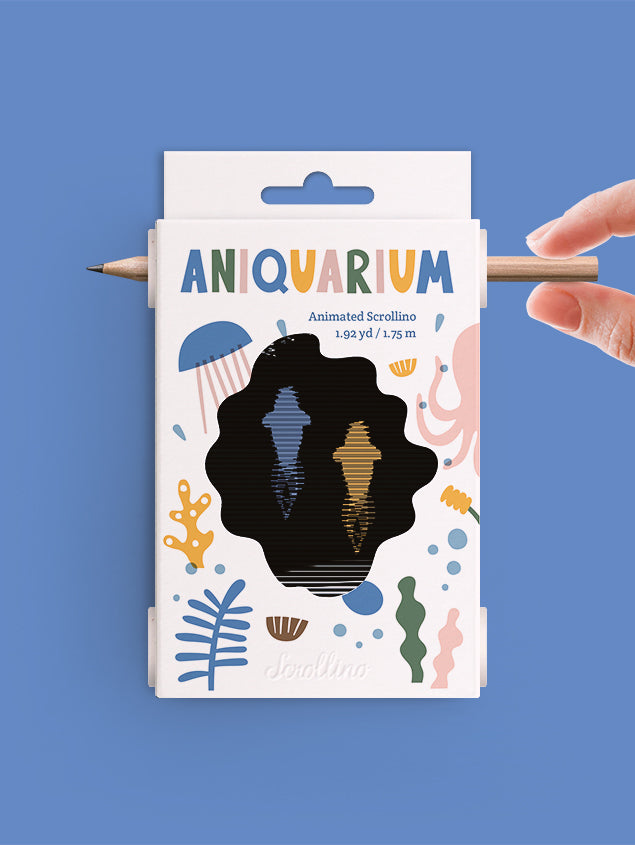 Scrollino Çevirmeli Aktivite Kitapçık // Aniquarium - Colored Edition