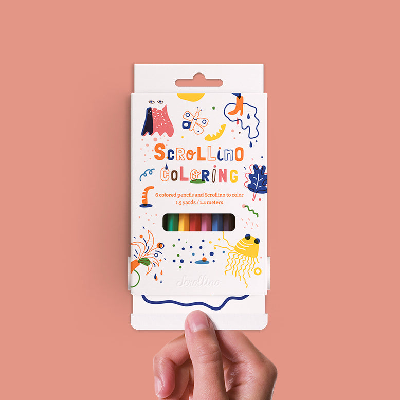 Scrollino Çevirmeli Aktivite Kitapçık // Coloring