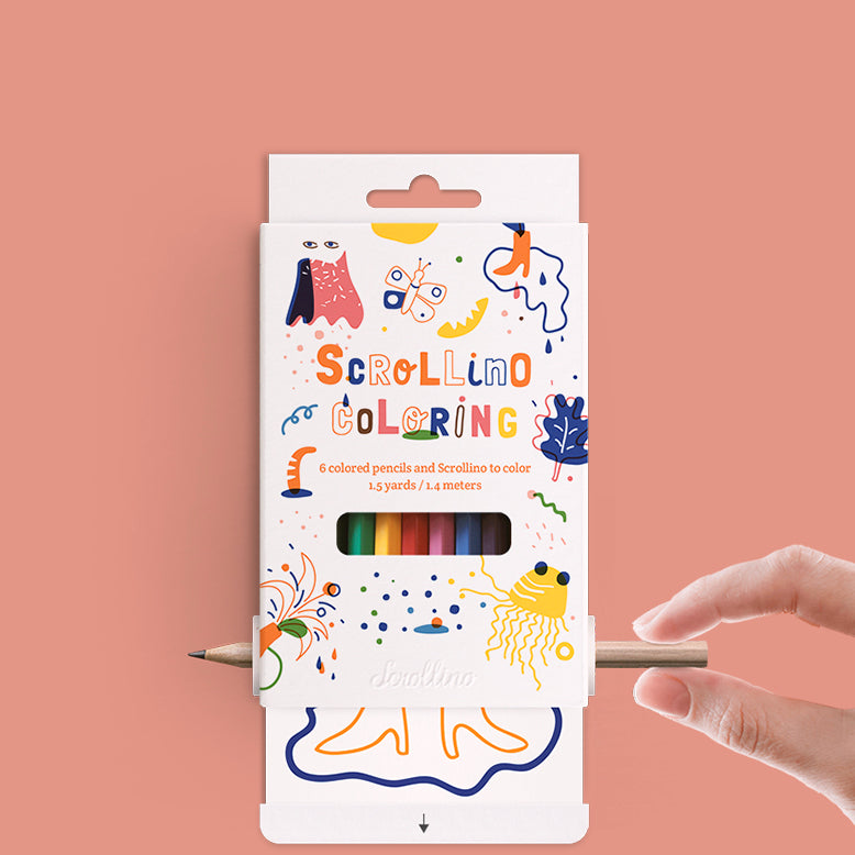 Scrollino Çevirmeli Aktivite Kitapçık // Coloring