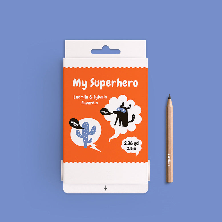 Scrollino Çevirmeli Aktivite Kitapçık // My Superhero