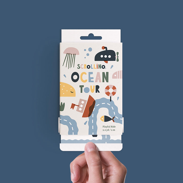 Scrollino Çevirmeli Aktivite Kitapçık // Ocean Tour