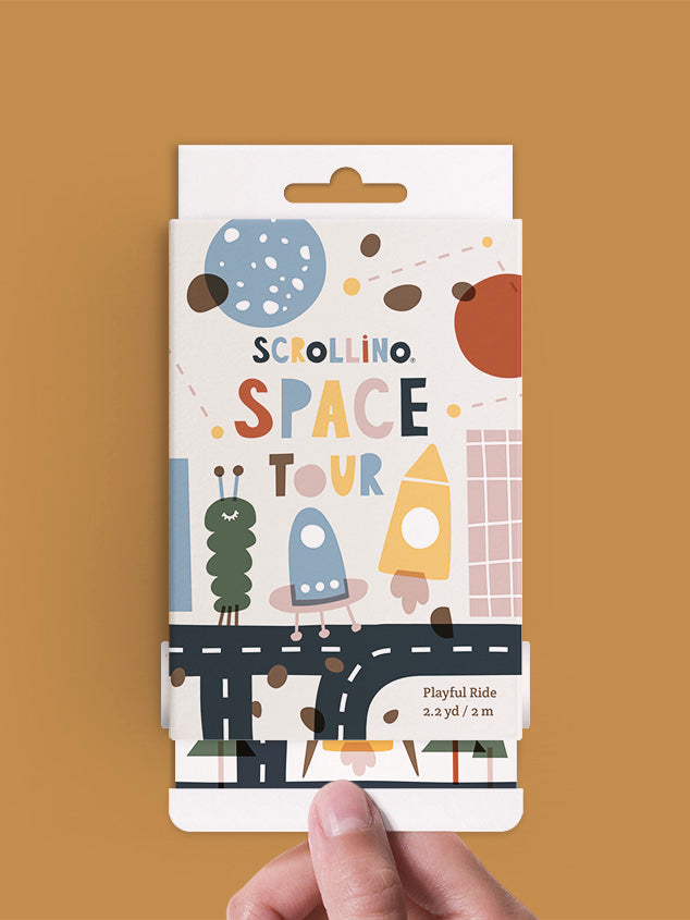 Scrollino Çevirmeli Aktivite Kitapçık // Space Tour
