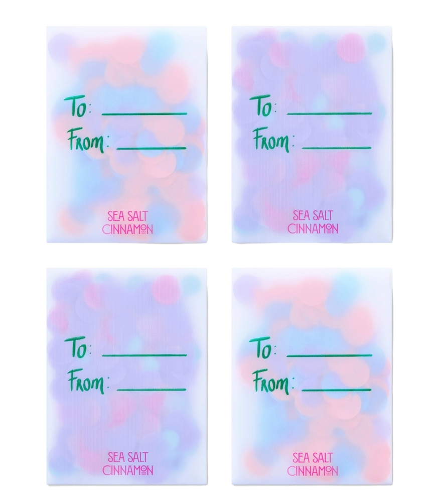 Sea Salt Cinnamon Konfetili Kart // To/From