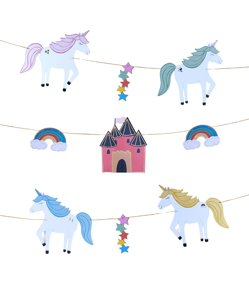 Sea Salt Cinnamon Parti Asılan Süs // Unicorn & Gökkuşağı