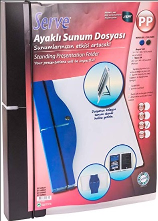 Serve Ayaklı Sunum Dosyası // Lacivert