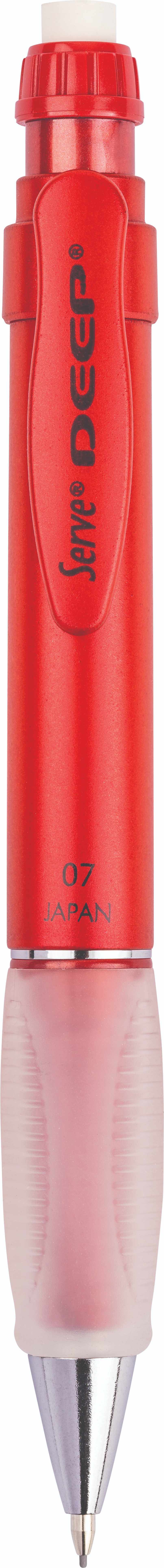 Serve Deep Desenli Pastel Kurşun Kalem (0.7 Mm) // Lav Kırmızı