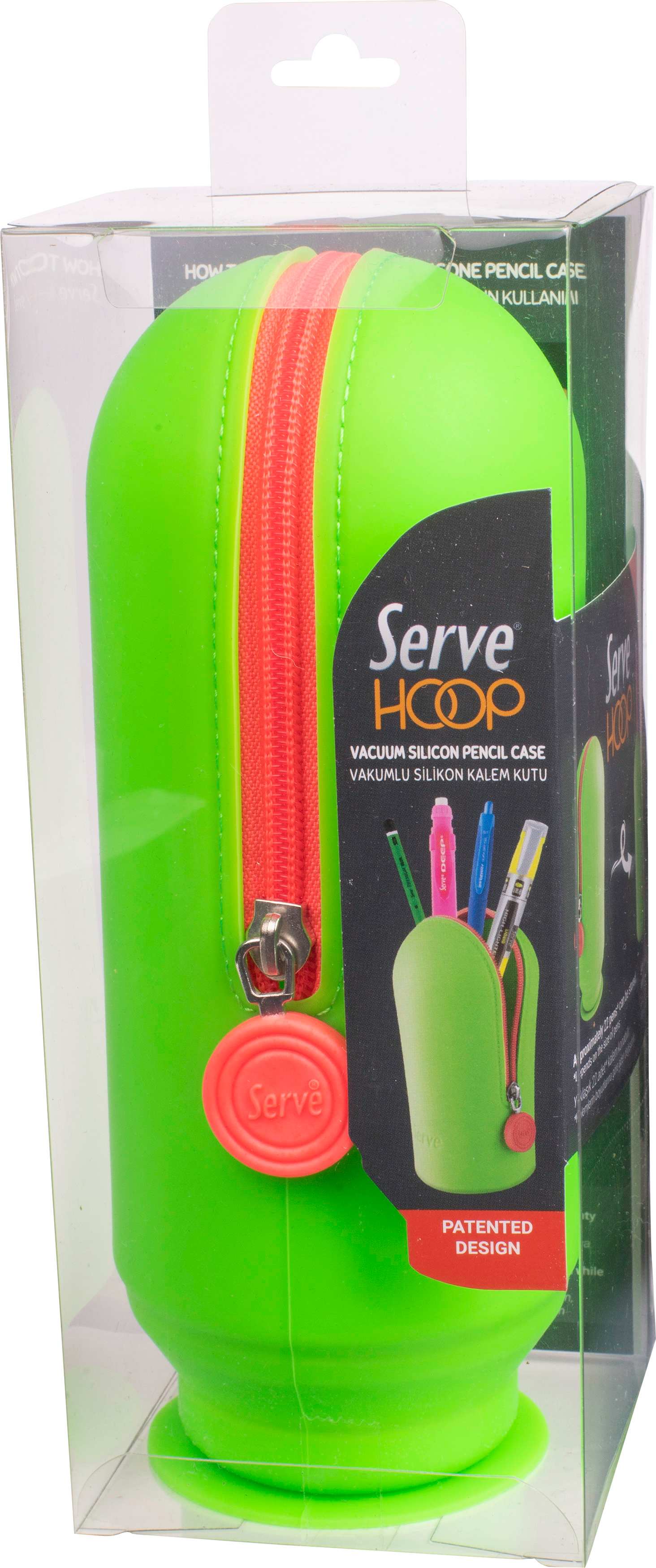 Serve Hoop Kalem Kutu // Fosforlu Yeşil