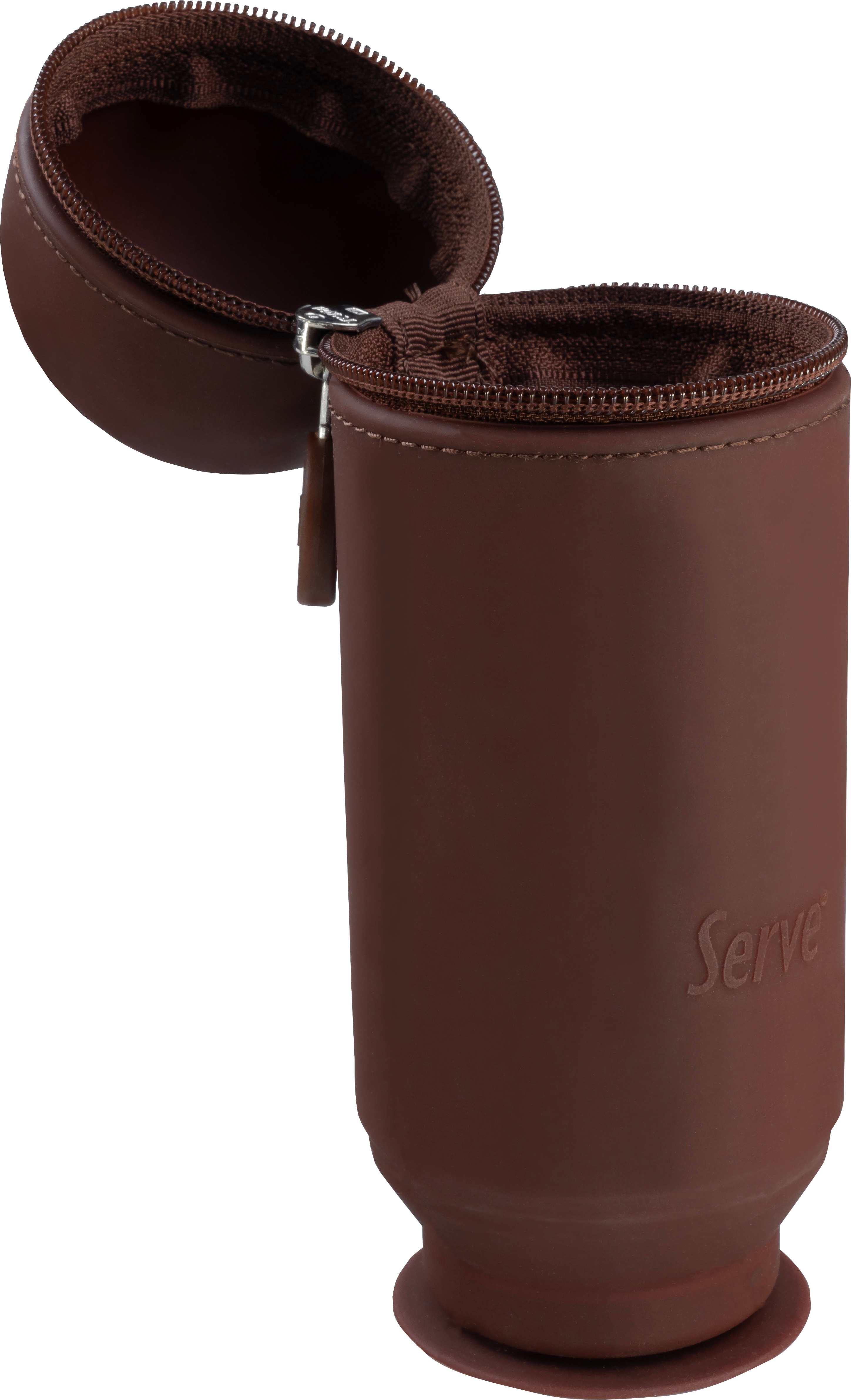 Serve Hoop-Up Kalem Kutu // Kahverengi