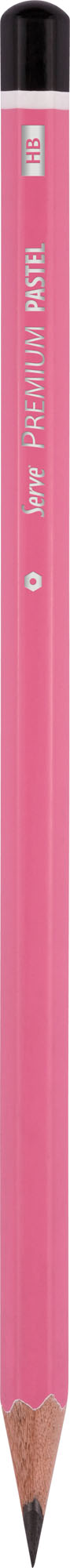 Serve Premium Kurşun Kalem // Pastel Şeker Pembe