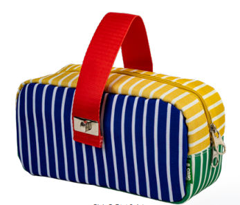 Serve S-Case Kilitli &Ccedil;anta // Renkli &Ccedil;izgili A