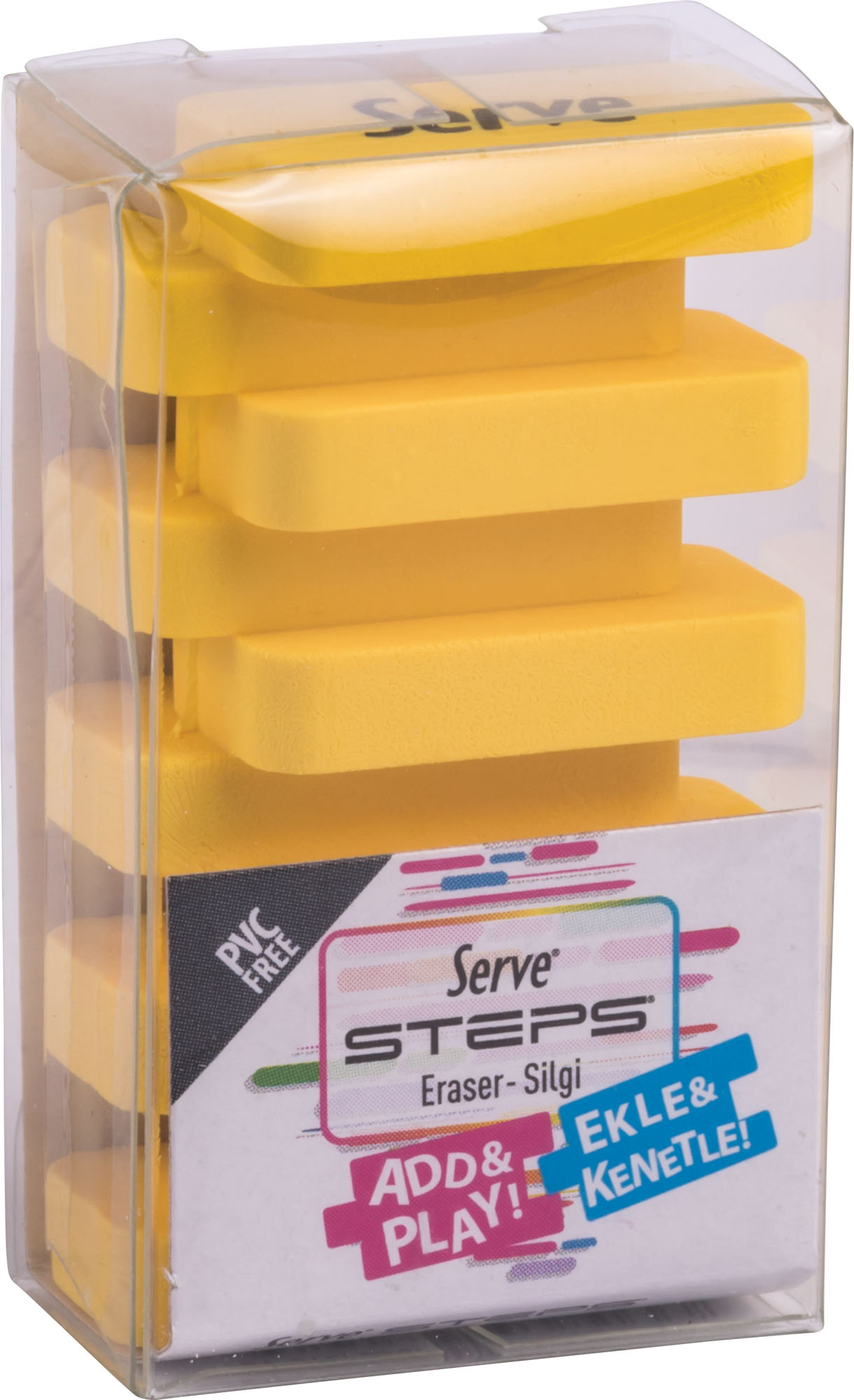 Serve Steps Silgi // Fosforlu Sarı