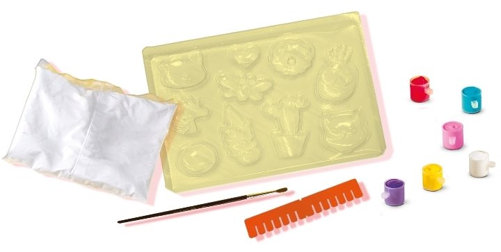 Ses Creative Kalıba Dök ve Boya - Mutlu Figürler