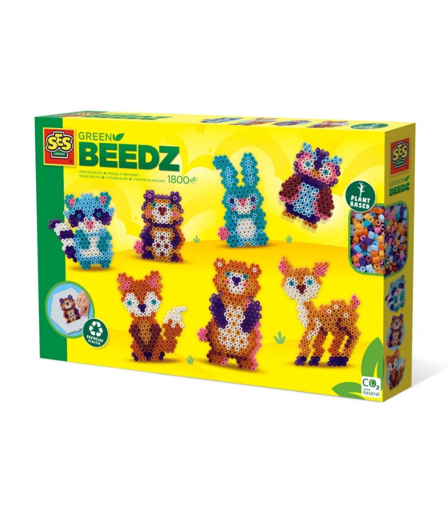 Ses Creative Green Beedz Eko &Uuml;t&uuml; Boncukları // Orman Hayvanları